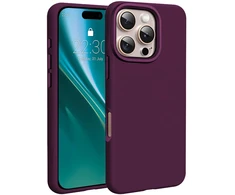 Etteri silikoninis Mag dėklas, skirtas iPhone 16 Pro Max 6,9", tamsios vyšnios spalvos