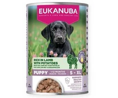 Eukanuba konservuotas pašaras šuniukams su ėriena ir bulvėmis, 400g