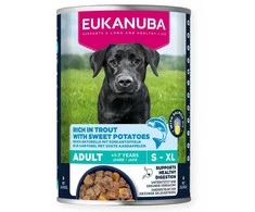 Eukanuba konservuotas Maistas šunims su upėtakiu ir batatais 400g
