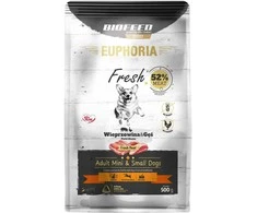 Šunų Maistas - BIOFEED Euphoria Fresh Suaugusiųjų Kiauliena ir Žąsis XS/S 500g