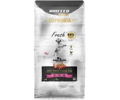 Šunų maistas - BIOFEED EUPHORIA Šviežias Jaunimas Kalakutiena Triušis 30% Baltymų 50g