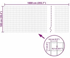 Euro tvora, pilka, 10x1m, plienas