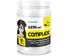 EUROWET Wita-Vet Complex 8g - supplements for dogs - 80 tablets
