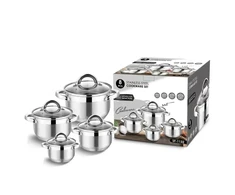 Extralink HOME Puodas 4-SET STAL NIERDZEWNA 1.9L, 2.7L, 3.6L, 6.1L SF-1132 6,1 L Turas Nerūdijančiojo plieno
