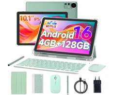 Extralink Planšetė CP31 4GB RAM+128GB Žalias | Planšetė | Android 15, 2Mpx+8Mpx, 6000mAh, 1280x800px, klaviatūra, pelė, rysik