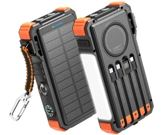 Extralink POWERBANK SOLARNY 20000MAH 45W INDUKCJA LAMPA LATARKA