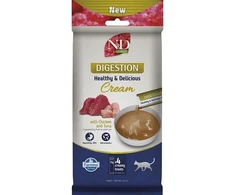 FARMINA N&D Quinoa Cat Digestion Kreminis with Chicken & Tuna box – skanėstas katei – 4x15g