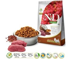 Šunų Maistas - Farmina N&amp;D Quinoa Su Venisonu, Kokosais, Suaugusiems Mini 2.5kg