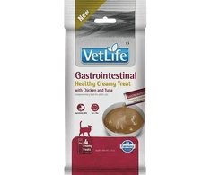 FARMINA Vet Life Cat Gastrointestinal Creamy treat with vištiena & Tuna box – skanėstas katei – 4x15g