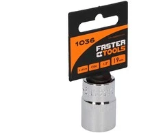 Faster_Tools Varžtų galvutė Faster Tools 1/2″ 19 mm 1036