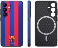 Ocpc FC Barcelona dėklas, skirtas Samsung Galaxy S25 Plus, magnetinis dėklas, MagSafe OCFCBMCS25PBG BG