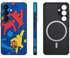 Ocpc „FC Barcelona“ dėklas, skirtas „Samsung Galaxy S25“, magnetinis dėklas „MagSafe OCFCBMCS25SP SP“