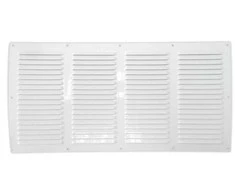Fepre Aliumininės ventiliacijos grotelės, 100 x 200 mm, baltos