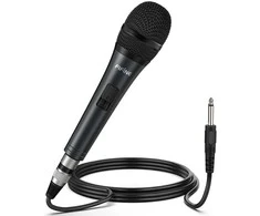 Fifine K6 dinaminis vocal mikrofonas juodos spalvos