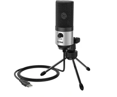 Fifine K669BS Condenser Microphone (Sidabrinis)