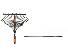 FISKARS UNIVERSALUS GRĖBĖLIS + GRĖBĖLIS VENTILIACIJA + QUIKFIT RANKENA