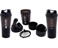 Gertuvė Pure2Improve | Bottle Shaker, 500 ml | Juodas
