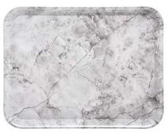 Five_S_Smart Padėklas 33x43cm, balto marmuro spalvos