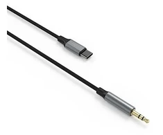 FIXED Link USB-C to 3,5mm jack, 1.5m, space pilka