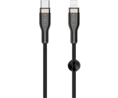 Fixed Fiksuotas USB-C/Lightning su PD palaikymu, 0,5 m, MFi, juodas