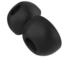 Fixed Plugs Pro, 2 komplektai, dydis M | Kištukai | Apple | Airpods Pro/Pro 2 | Putplastis | Juodas