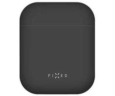 FIXED Silky dėklas skirtas Apple Airpods, juodos spalvos