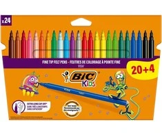 Flomasteriai BIC KIDS VISA 897098, 24 vnt.