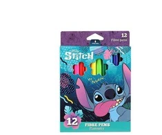 Flomasteriai Disney Stitch, vienpusiai, 12 vnt.