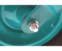 FLORALAND GREENMILL Pripučiamas ratas 13″ 3,50-4, metalinis, skirtas karučiams GR9370, plieno ratlankis