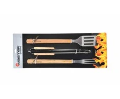 FLORALAND MASTER GRILL Rinkinys AKCESORIÓW DO GRILLA 3 vnt. /DREWNIANE UCHWYTY
