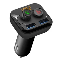 FM moduliatorius PNI Valentine F250 Bluetooth 5.0, MP3 grotuvas, FM siųstuvas, micro SD lizdas, dviguba USB jungtis, greitas mobiliojo įrenginio įkrovimas, „super bass“ mygtukas