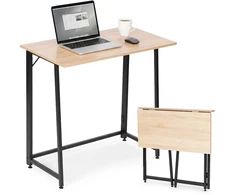 Foldable Computer Desk 80×45 cm Nešiojamas kompiuteris Table Loft Style ModernHome