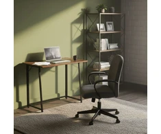 Foldable Computer Desk 80×45 cm Nešiojamas kompiuteris Table Loft Style ModernHome