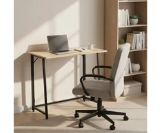 Foldable Computer Desk 80×45 cm Nešiojamas kompiuteris Table Loft Style ModernHome