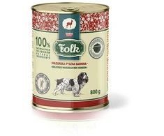 FOLK Delicious Masurian roe venison – drėgnas ėdalas šunims – 800g