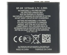 For_Nokia BP-6M baterija, skirta Nokia 1070mAh ličio jonų (OEM)