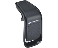 Car phone holder Forcell F-Grip Carbon B060 air vent juodas