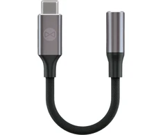 Forever garso adapteris AJC-01 jack 3,5 mm – USB-C juodas
