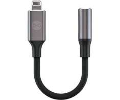 Forever adapter audio AJL-01 jack 3,5 mm - Lightning juodas
