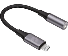 Forever garso adapteris AJL-01 jack 3,5 mm – Lightning juodas