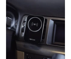 „Forever“ automobilinis laikiklis į ventiliacijos groteles MACH-100 magnetinis su belaidžiu įkrovimu, juodas, 15W