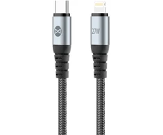 Forever Braix laidas USB-C – Lightning 1,0 m 27W juodas