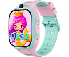 Išmanusis laikrodis vaikams Forever Išmanusis laikrodis GPS WiFi 4G Kids Boost KW-530 rožinis