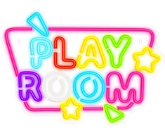 „Forever Light Neon PLEXI“ LED žaidimų kambarys, daugiaspalvis FPNE39