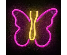 Neoninis LED šviestuvas BUTTERFLY rožinis NNE03 Neolia