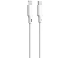 Forever recycling USB-C – Lightning laidas 1,5m 3A KR12-CL-00 baltas