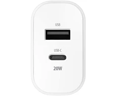 Forever TC-01-20AC PD QC įkroviklis 1x USB-C 1x USB 20W baltas