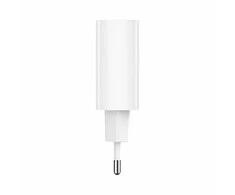 Forever TC-07-30AC PD QC įkroviklis 1x USB-C 1x USB 30W baltas + USB-C – USB-C laidas 60W