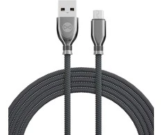 Forever Tornado kabelis USB - microUSB 1,0 m 3A juodos spalvos