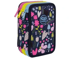 Forminis trijų skyrių penalas su priedais CoolPack Jumper 3 IN THE GARDEN